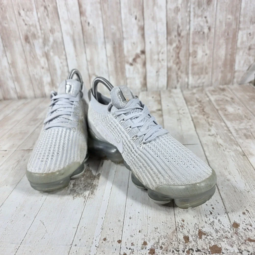 Nike Air VaporMax 3.0 Pure Platinum White Flyknit AJ6910-100 Womens EU 36